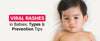 Baby with viral skin rash showing types and prevention methods – pediatric and Ayurvedic care tips