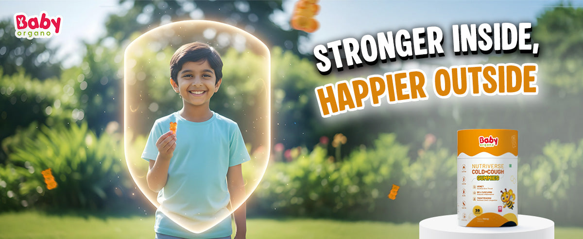 Ayurvedic Cold & Cough Gummies for Kids Immunity Support – Mulethi, Turmeric, Honey