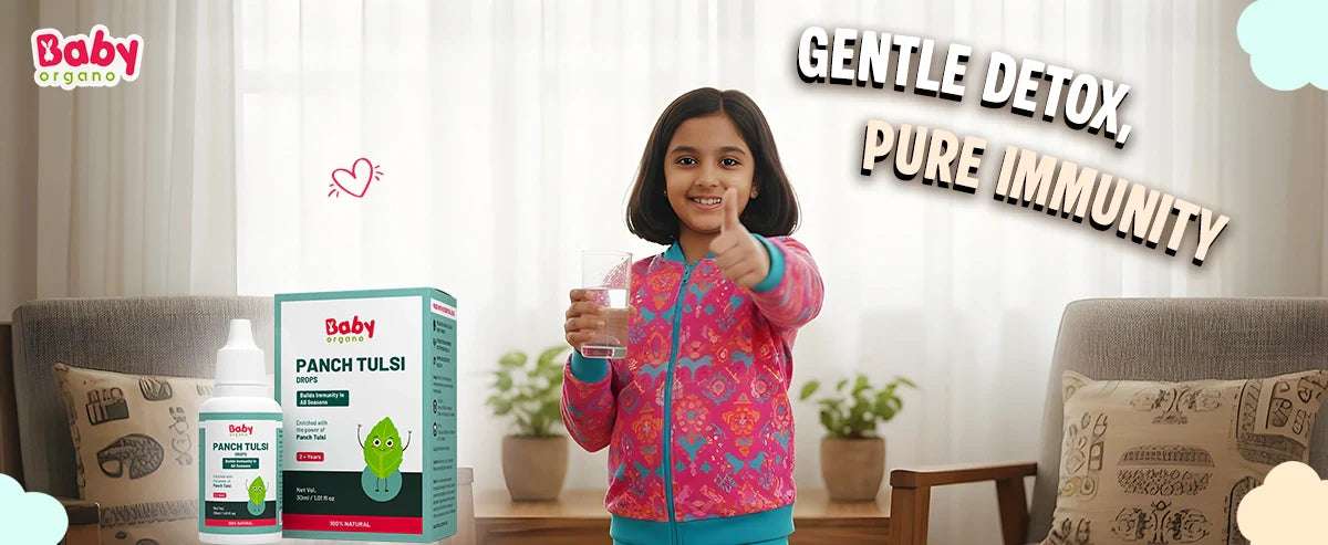 Natural Detox for Kids: How Panch Tulsi Drops Gently Cleanse and Strengthen the Body
