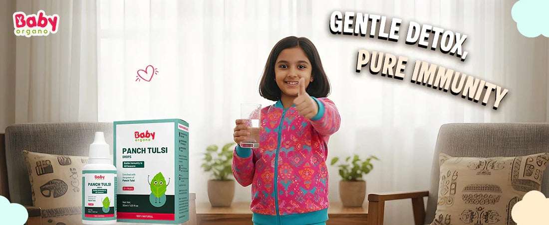 Natural Detox for Kids: How Panch Tulsi Drops Gently Cleanse and Strengthen the Body