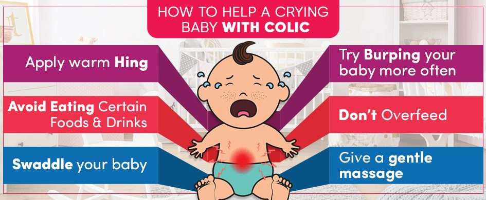 How to help a crying baby with colic