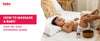 Mother massaging baby with Ayurvedic oil during bedtime ritual