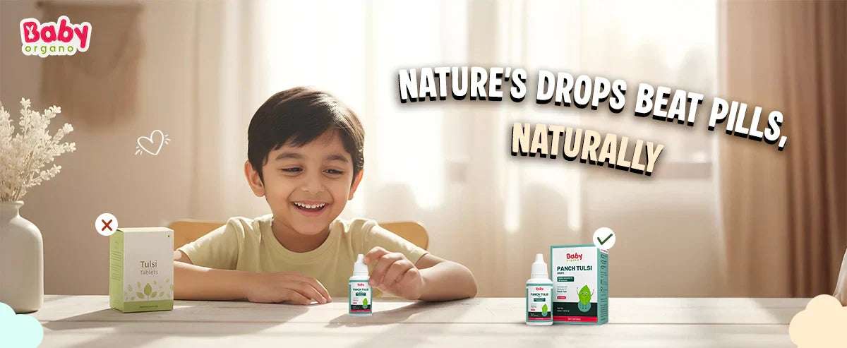 Panch Tulsi Drops vs Tulsi Tablets: Which One Builds Stronger Immunity in Kids?