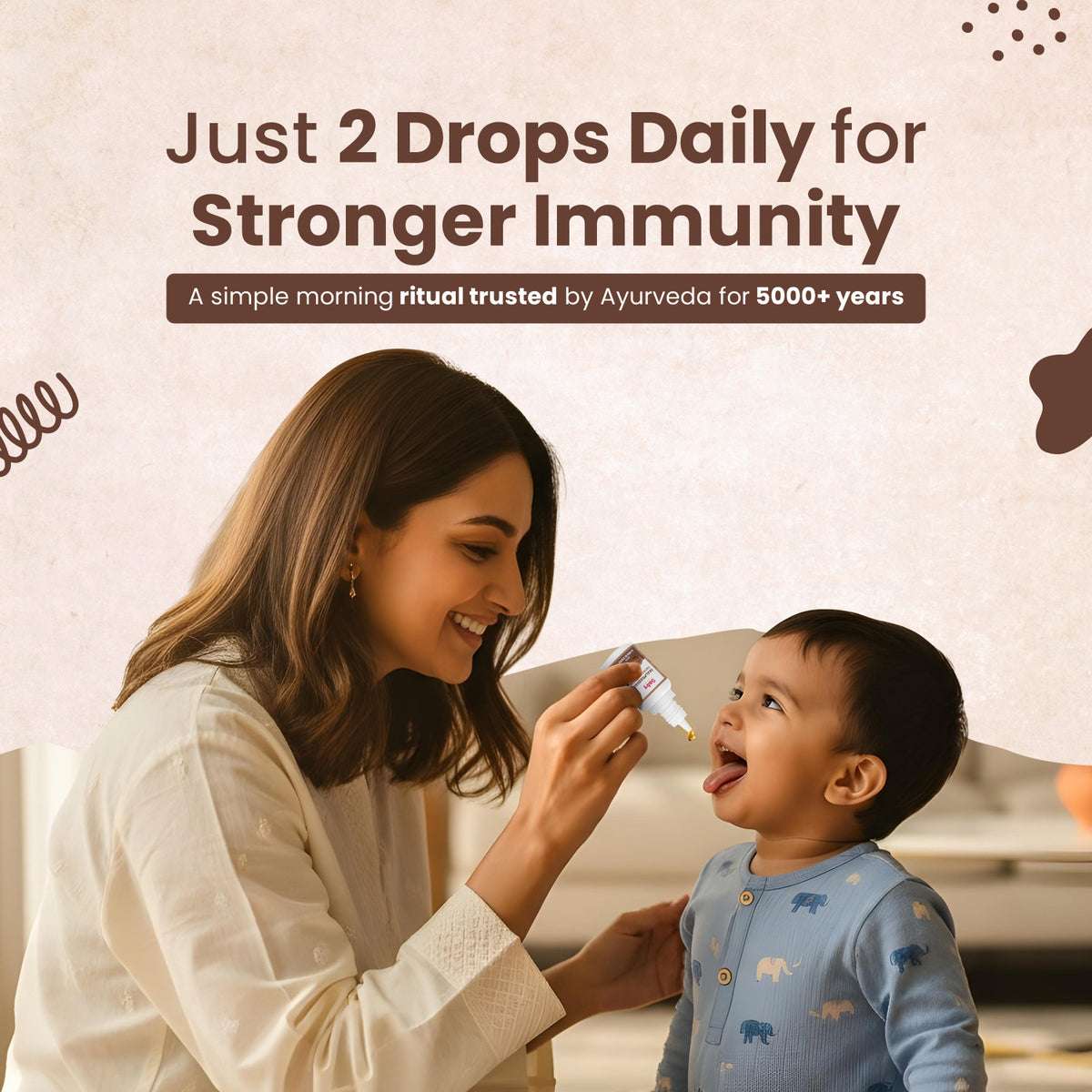 Ajwain Honey Swarnaprashan Drops — India's #1 Clinically Tested Immunity Booster for Kids (0–15 Years)