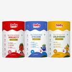 Complete Health Gummies Combo for Kids| Nutriverse Eye Care + Immunity + Nutriverse Cold & Cough Gummies (30 Gummies/Pack)