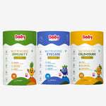 Complete Health Gummies Combo for Kids| Nutriverse Eye Care + Immunity + Nutriverse Cold & Cough Gummies (30 Gummies/Pack)