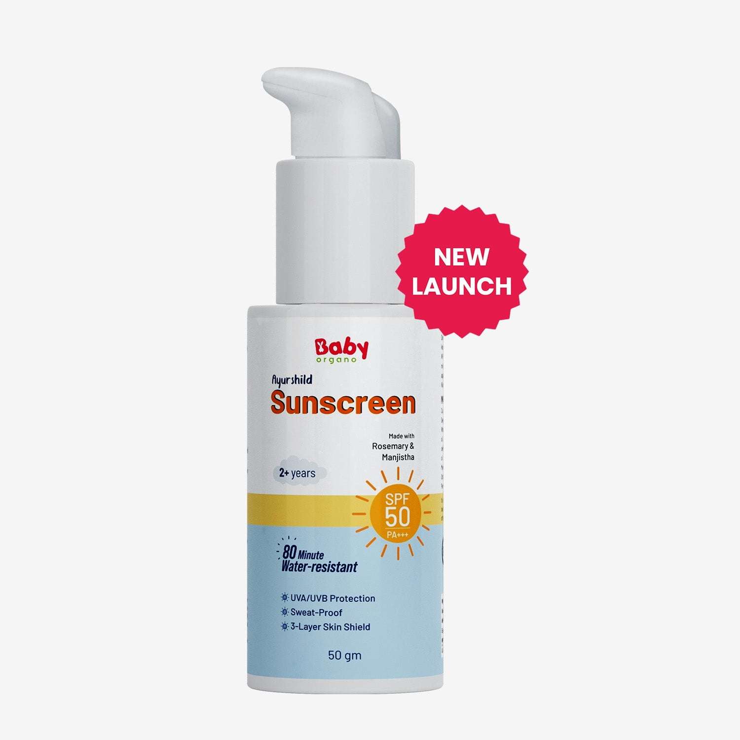 Complete Sun Protection | Ayurshild Sunscreen for Kids | 2 Years +