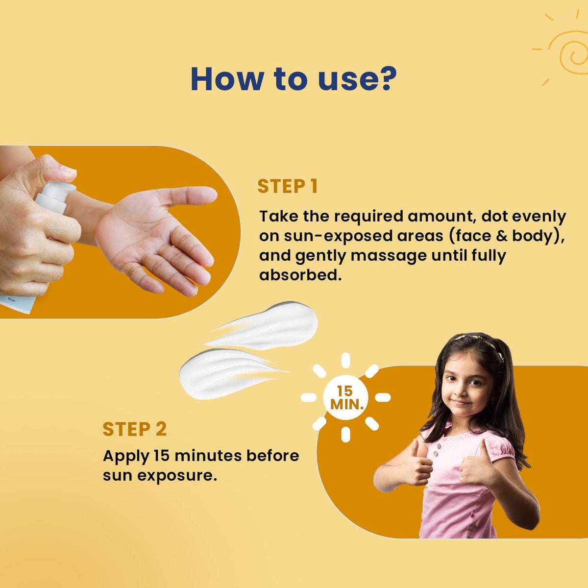 Complete Sun Protection | Ayurshild Sunscreen for Kids | 2 Years +