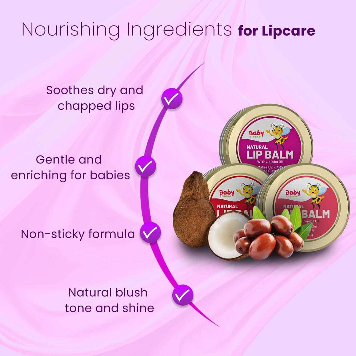 Heals Dry & Chapped Lips | Natural Lip Balm | 0-15 Years