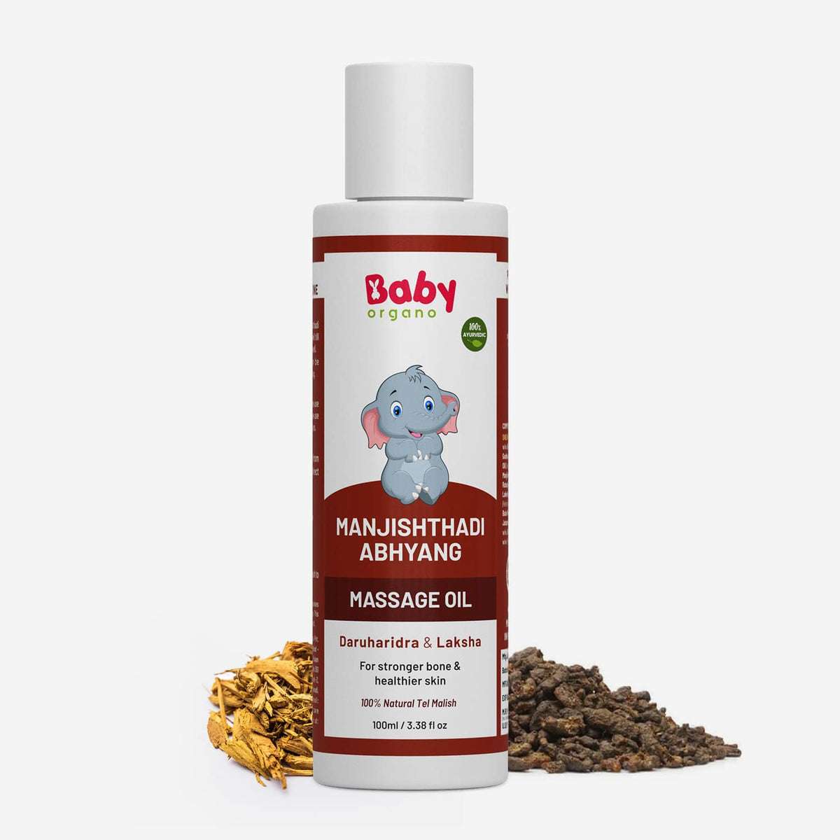 Stronger Bones & Healthier Skin | Manjishthadi Abhyang Baby Massage Oil | 0-3 Years