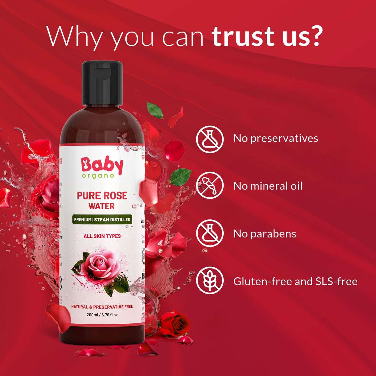 BabyOrgano Rose Water – Why You Can Trust Us for Safe and Natural Skincare