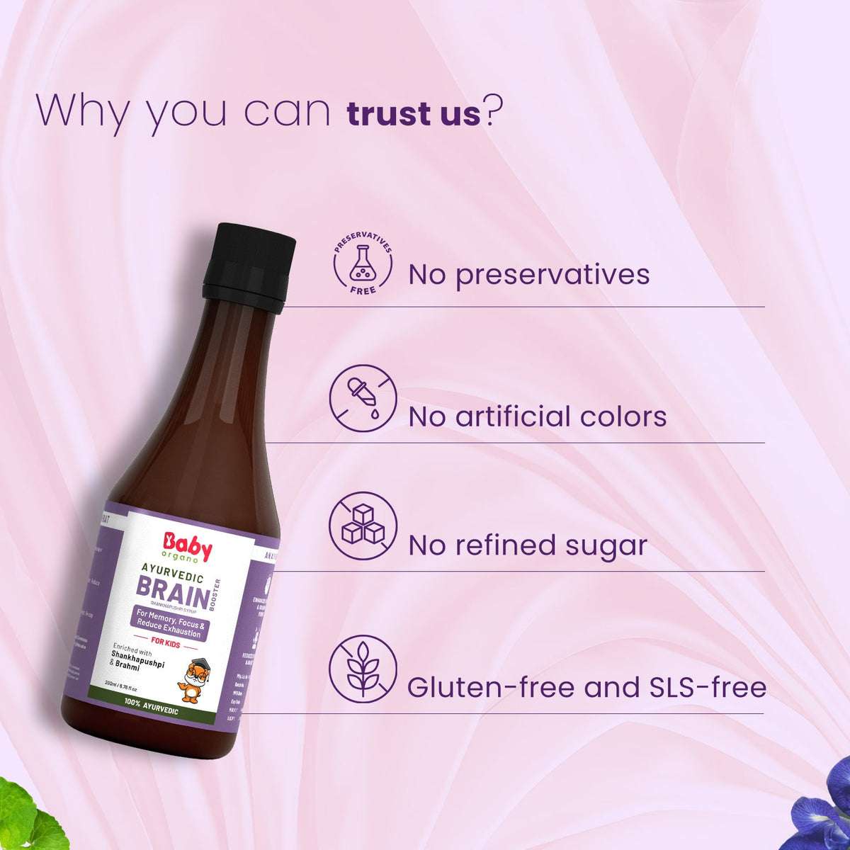 Memory Booster Shankhpushpi Syrup | 5 Years +