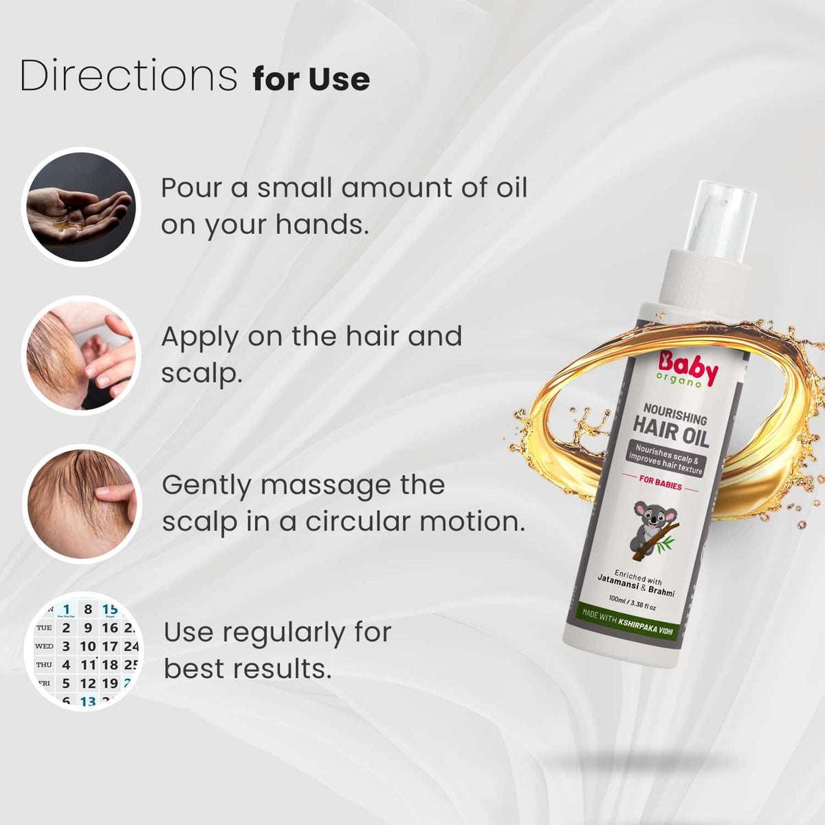 Healthy Hair Growth | Nourishing Hair Oil | 0-3 Years