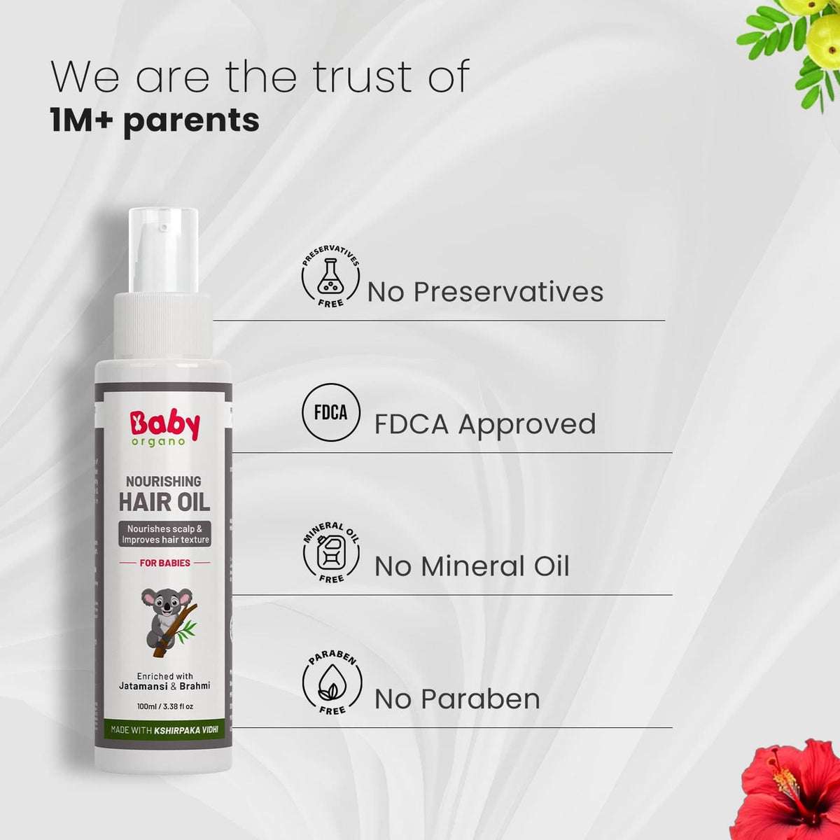 Healthy Hair Growth | Nourishing Hair Oil | 0-3 Years