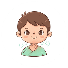 Calm throat irritation