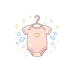 Clean baby clothes safely