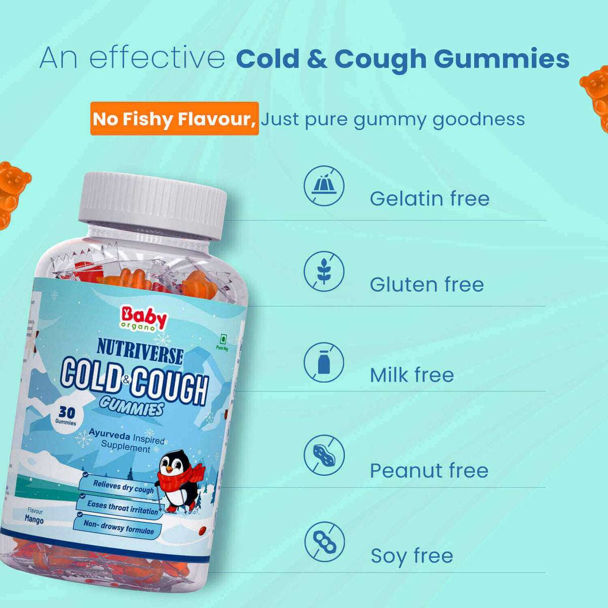 Cold Relief Combo | Nutriverse Cold & Cough Gummies + Natural Cold Relief Roll On