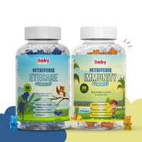 Eye & Immunity Wellness Duo | Nutriverse Eyecare Gummies | Nutriverse Immunity Gummies | Improved Eye Health | Strong Immunity