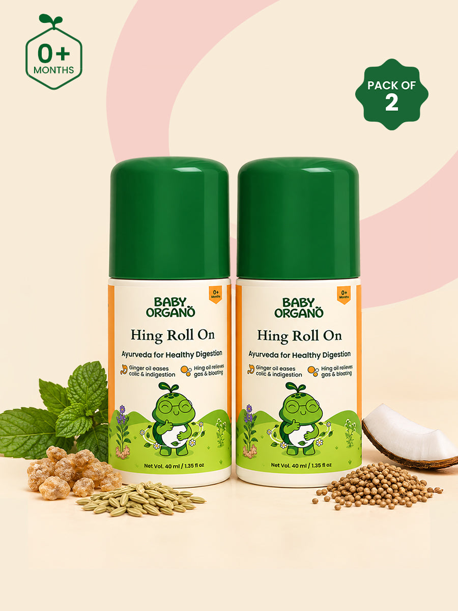 Hing Tummy Roll-On | Colic, Constipation, Gas & Indigestion Relief | Ayurvedic & Chemical-free Formula | Pack of 2
