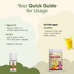 Immunity, Growth & Cold Relief Combo for Kids| Nutriverse Kesar Haldi Milk Mix + Natural Cold Relief Roll-On