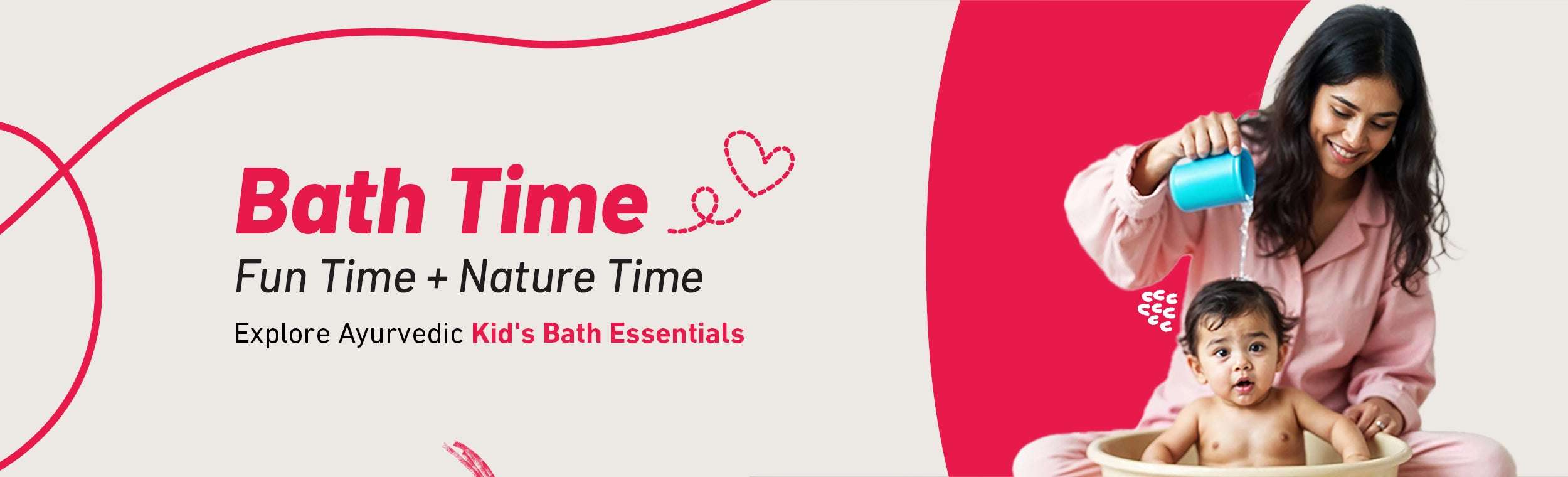 Natural Ayurvedic bath care products for babies and kids