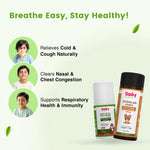 Kid’s Cold & Cough Relief Combo for Kids| Cold Relief Roll-On + Sitopaladi Churna