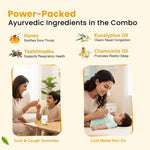 Cold Relief Combo for Kids | Nutriverse Cold & Cough Gummies (30 Gummies/Pack) + Natural Cold Relief Roll-On