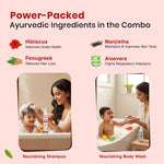Natural Bath Care Combo | Gentle Baby Wash + Baby Shampoo