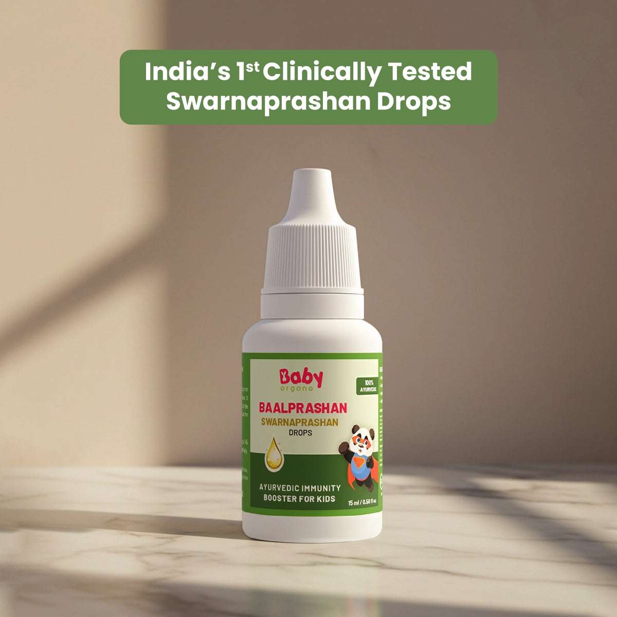 Baalprashan Swarnaprashan Drops — India's #1 Clinically Tested Immunity Booster for Kids (0–15 Years)