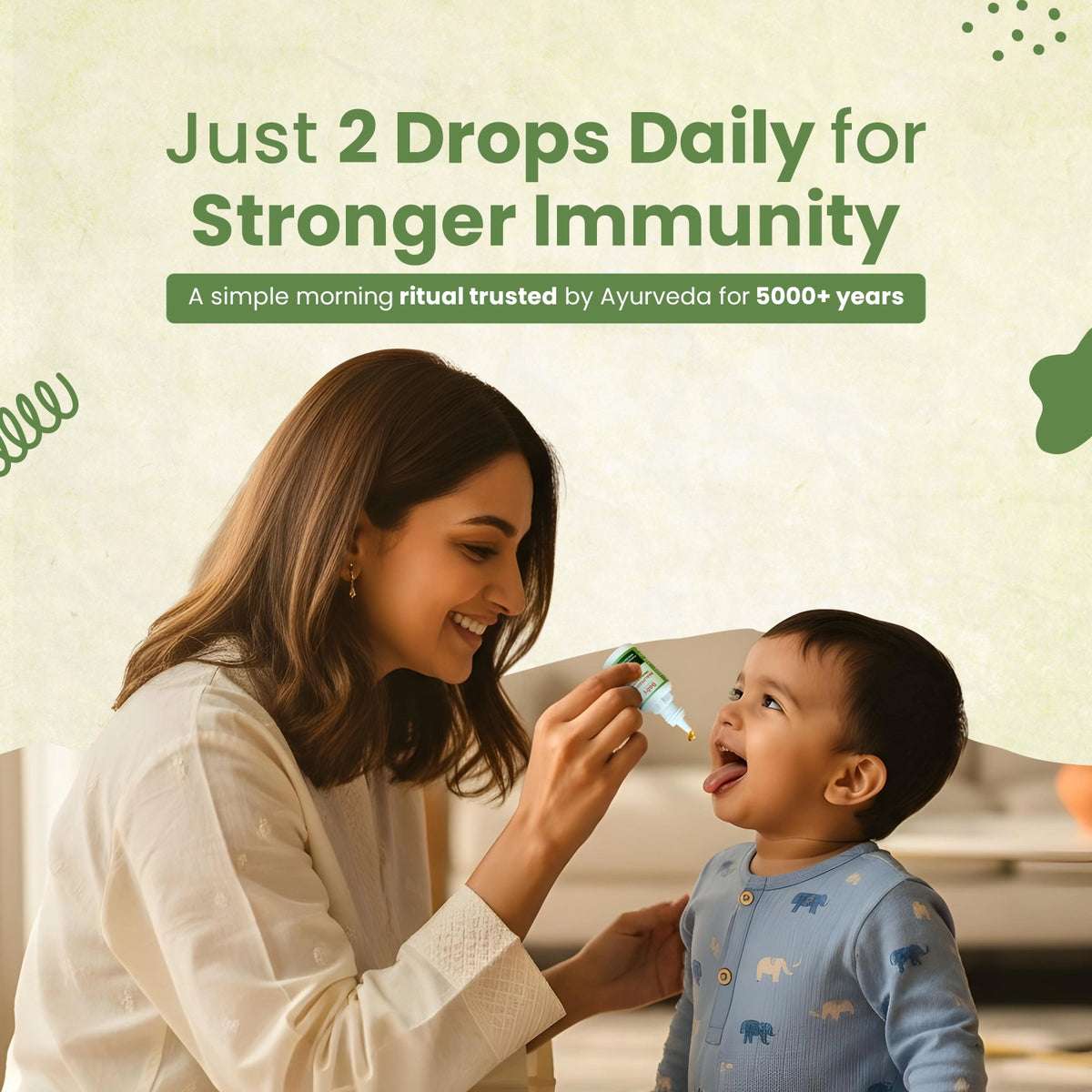Baalprashan Swarnaprashan Drops — India's #1 Clinically Tested Immunity Booster for Kids (0–15 Years)
