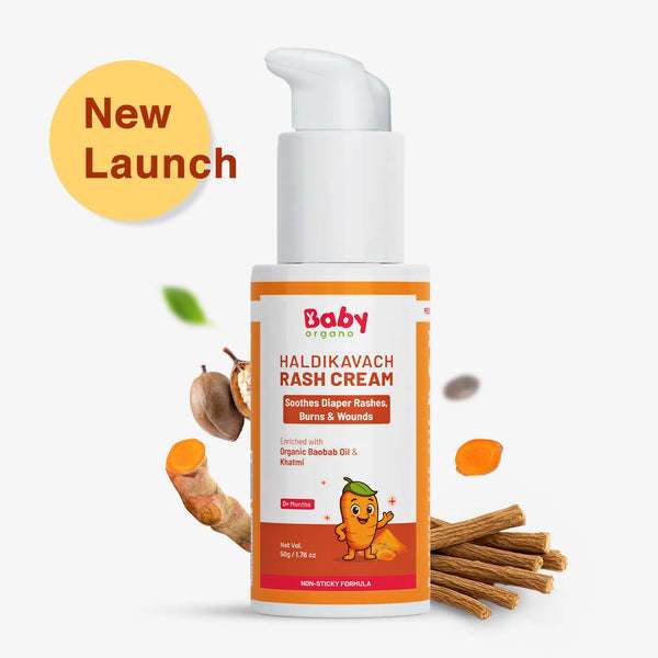 Haldikavach Ayurvedic Baby Rash Cream for diaper rashes