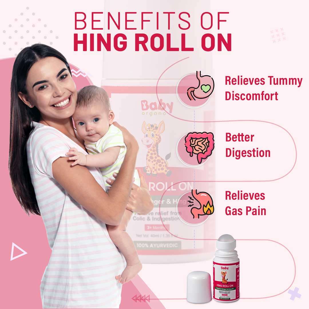 Benefits of BabyOrgano Hing Roll On for baby