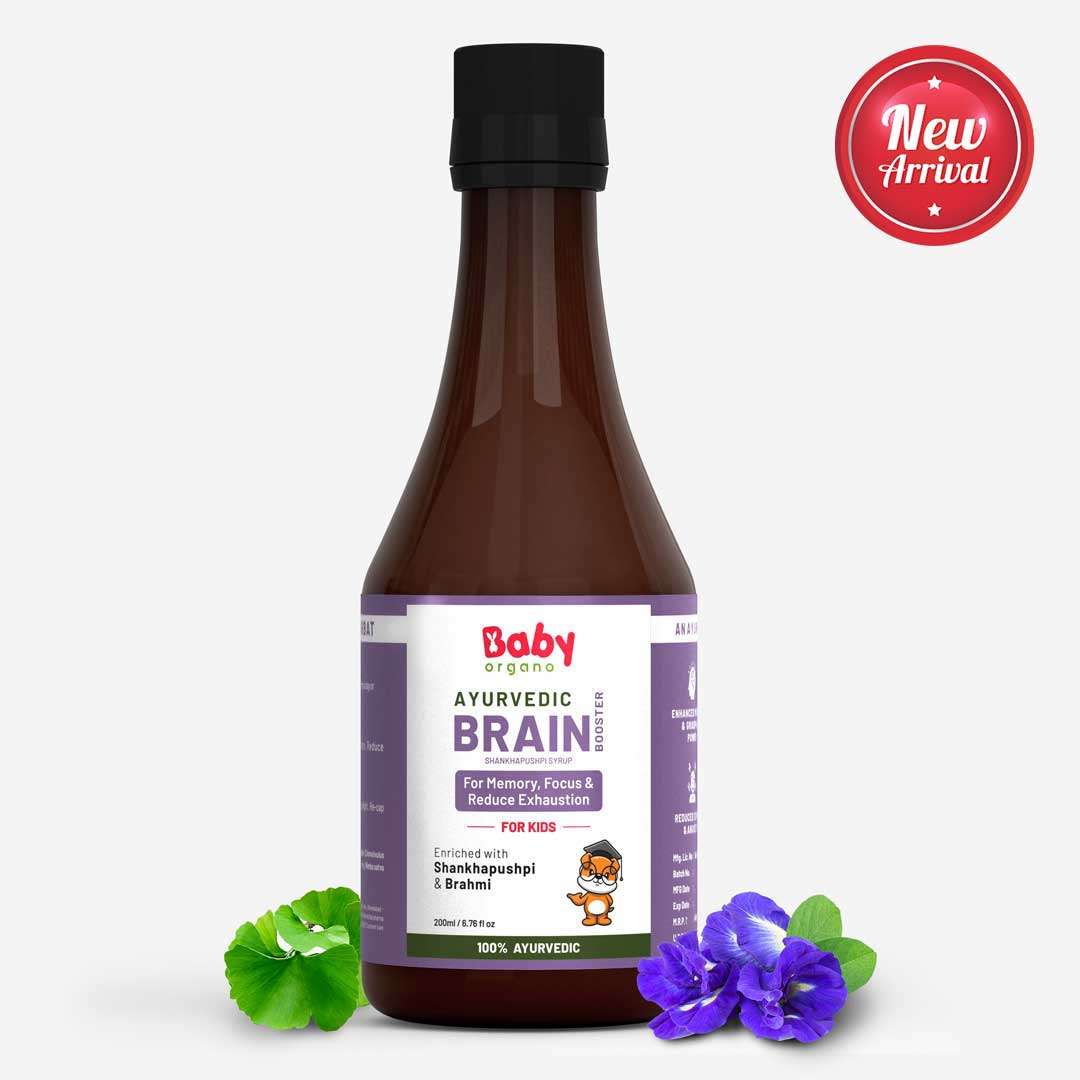 Babyorgano Ayurvedic Shankhpushpi Syrup Bottle of 200 ML