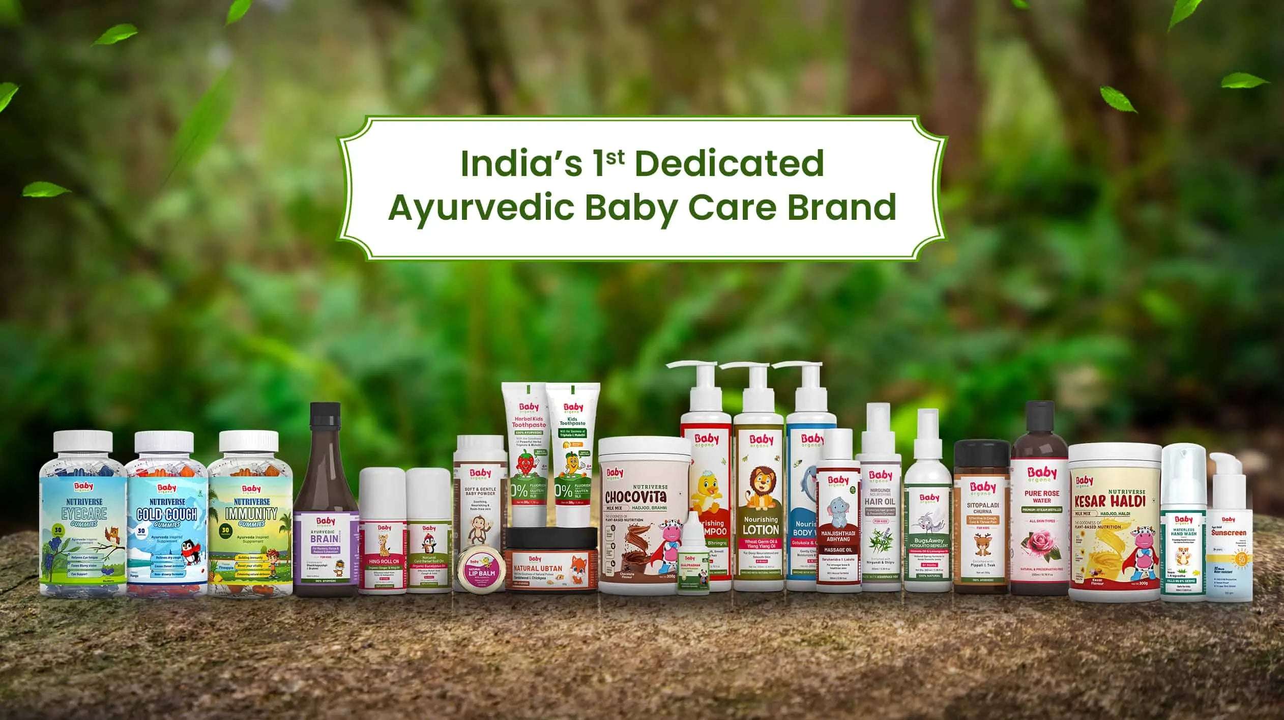 India’s First Dedicated Ayurvedic Baby Care Brand – All-in-One Product Showcase