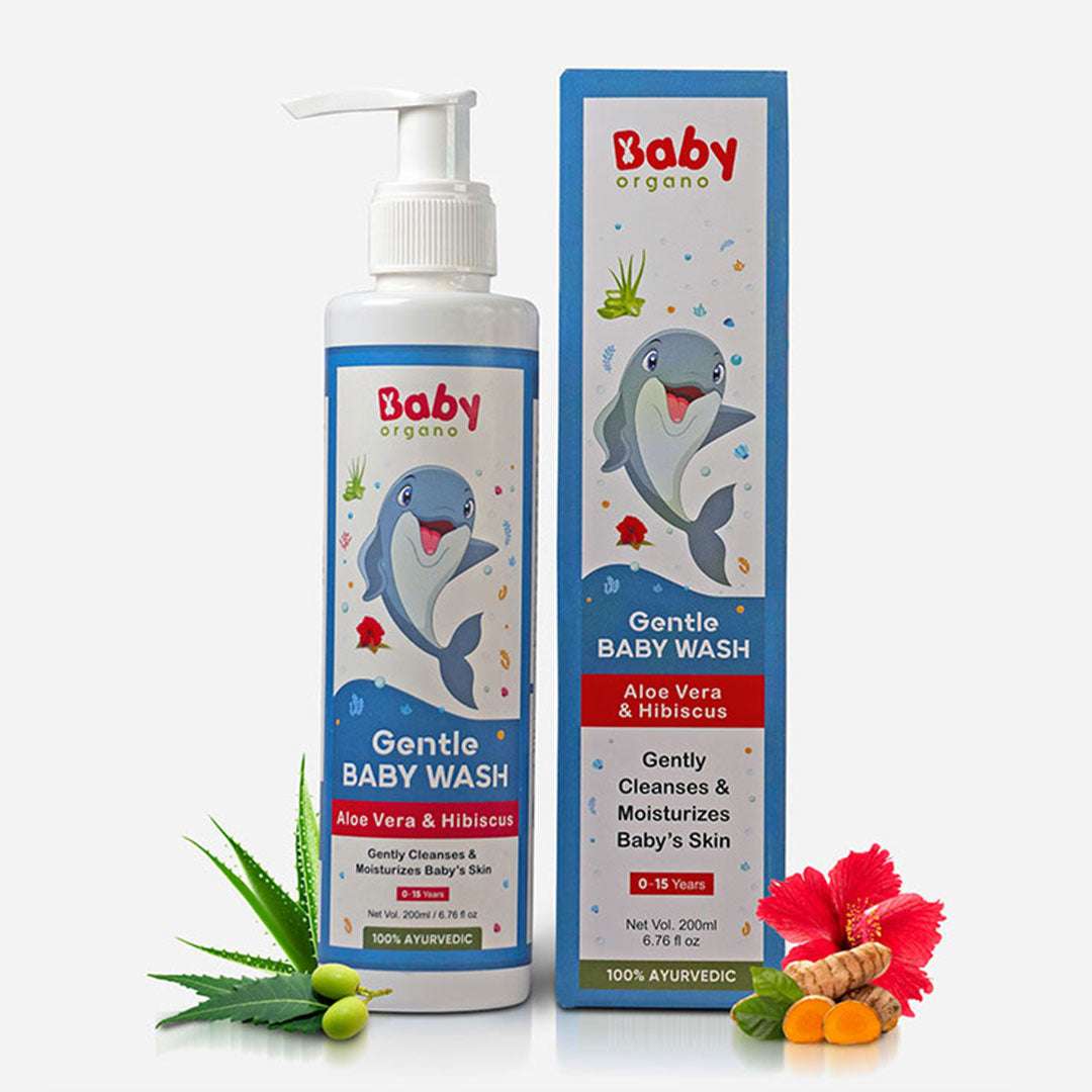 Babyorgano Gentle Baby Body Wash Bottle of 200 ML