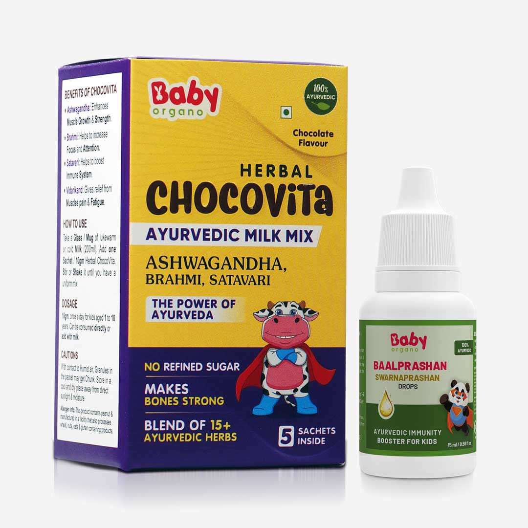 BabyOrgano Chocovita 5 trial Pack & Baalprashan