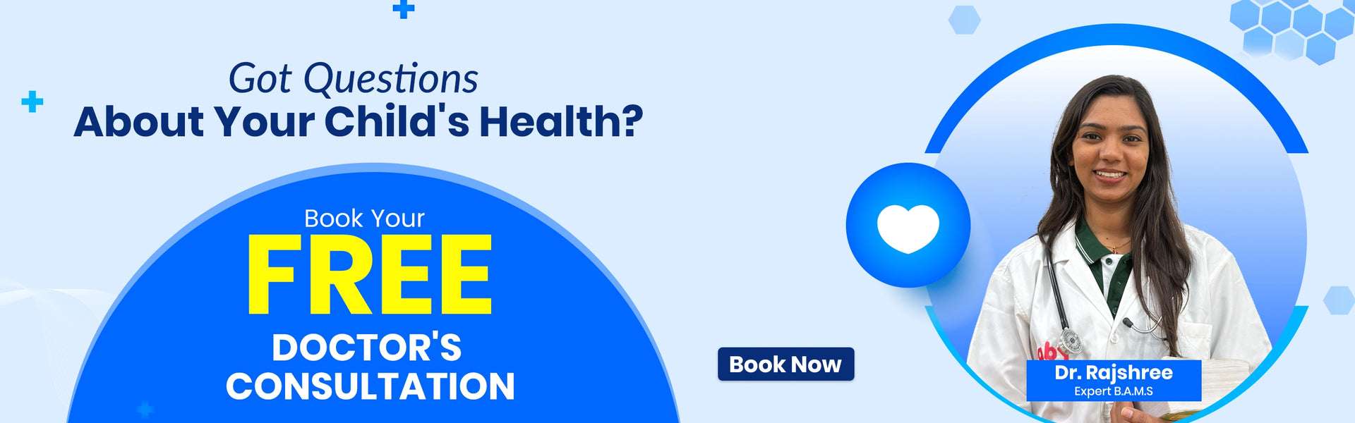 Dr. Rajshree B.A.M.S offering free online doctor consultation for kids care and babycare - BabyOrgano