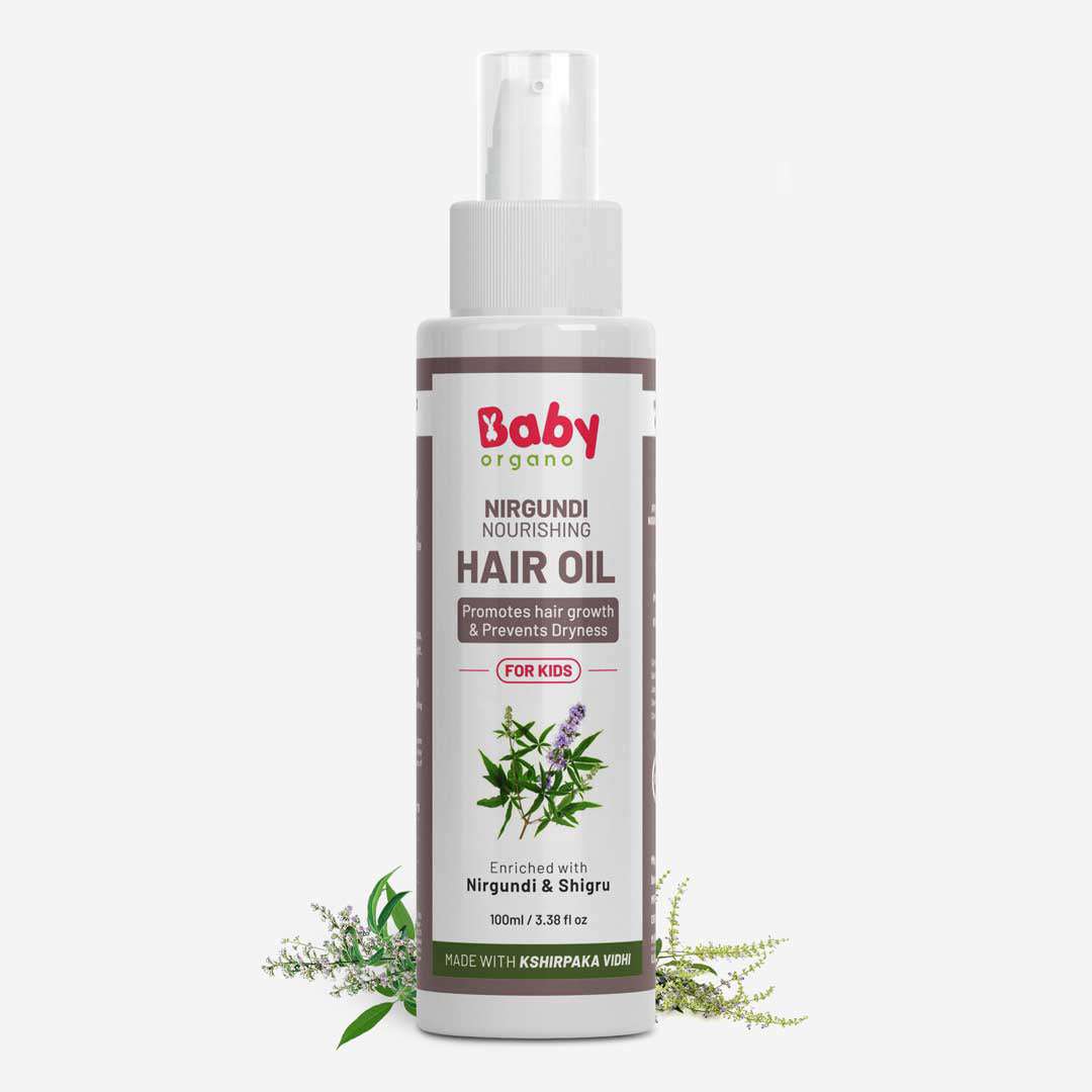 Healthy Hair Growth | Nirgundi Nourishing Hair Oil | 0-3 Years