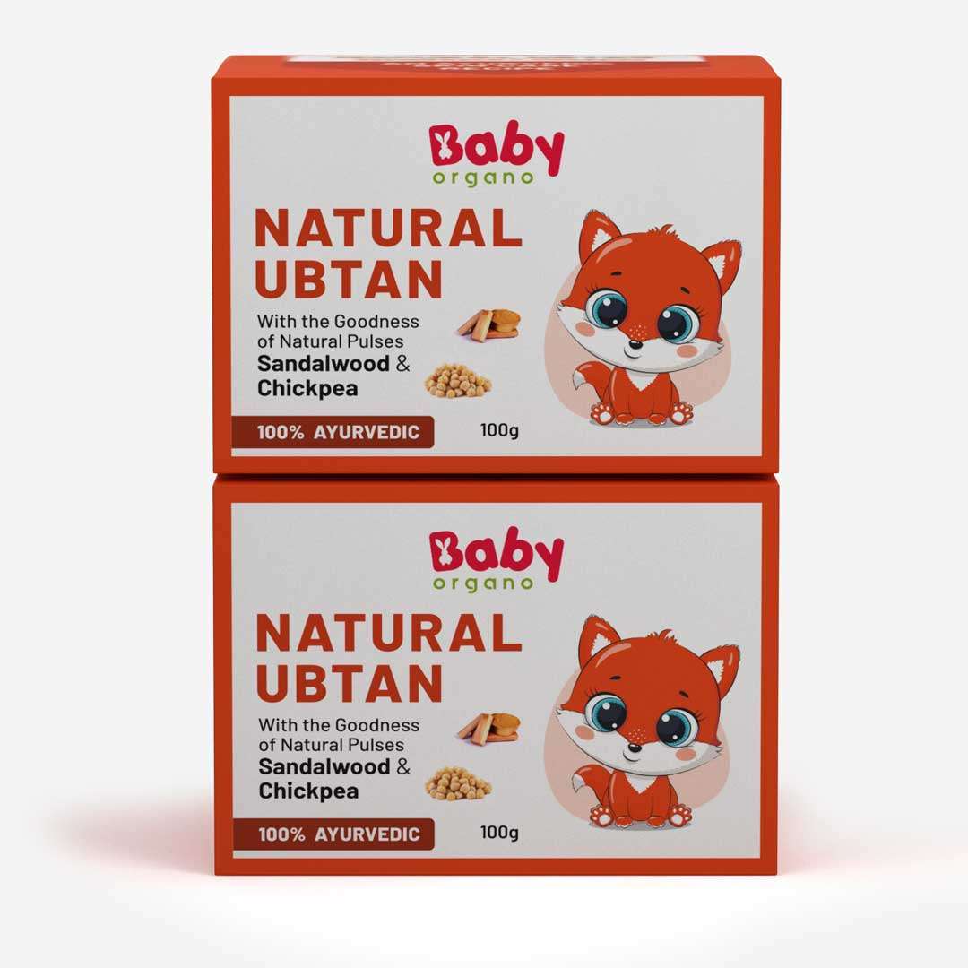 BabyOrgano Natural Ubtan | Skin Lightening and Tan Removal For Babies | Exfoliates dead skin cells | Safe for New Borns