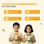 Nutriverse Gummies Combo for Kids | Nutriverse Cold & Cough Gummies + Nutriverse Immunity Gummies (30 Gummies/Pack)