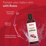 Gentle rose water for baby and kids skin care – natural cleansing and pH-balancing herbal solution for delicate skin