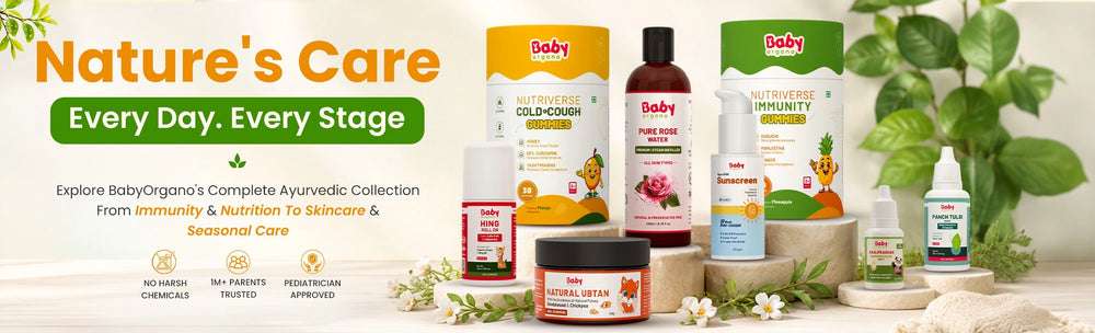 
                Best-selling Ayurvedic products for babies and kids by BabyOrgano.
             