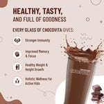 Chocolate milk powder for kids – boosts immunity, memory, and growth – Nutriverse Chocovita Milk Mix with Ayurvedic herbs