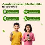 Boosts Immunity & Natural Cold Comfort Combo for Kids | Suvarnaprashan Drops + Sitopaladi Churna