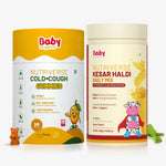 Cold & Immunity Shield Combo for Kids| Nutriverse Cold & Cough Gummies + Kesar Haldi Milk Mix