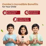 Cold Relief & Immunity Booster Combo for Kids | Kesar Haldi Milk Mix + Sitopaladi Churna + Natural Cold Relief Roll-On