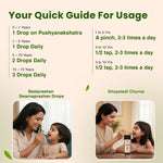 Boosts Immunity & Natural Cold Comfort Combo for Kids | Suvarnaprashan Drops + Sitopaladi Churna