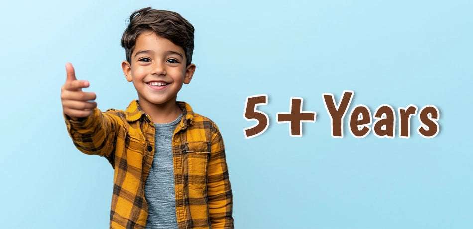 Natural kids care products and daily essentials for children aged 5 years and above.