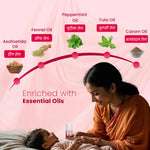 Enriched with essential oils – Peppermint, Fennel, Asafoetida, Tulsi, and Carom in BabyOrgano Hing Tummy Roll On