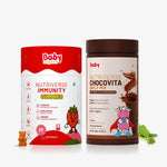 Growth & Immunity Booster Combo for Kids| Nutriverse Chocovita + Nutriverse Immunity Gummies (30 Gummies/Pack)